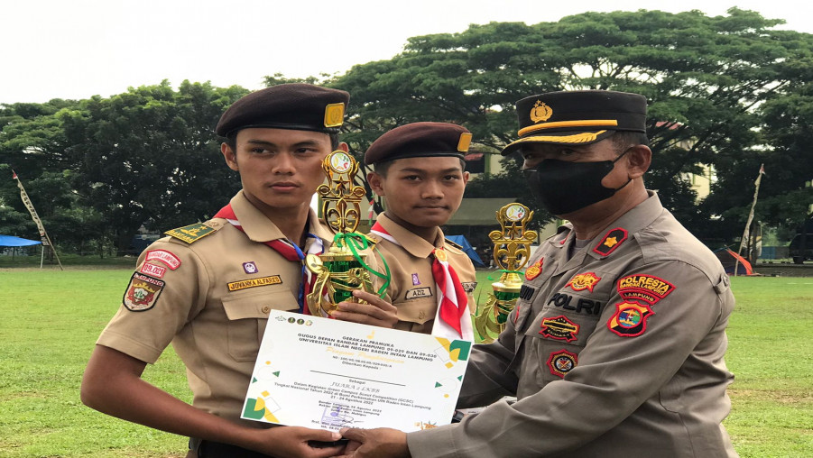 MAN 1 Bandar Lampung Raih Dua Kejuaraan pada Kegiatan Kemah GCSC