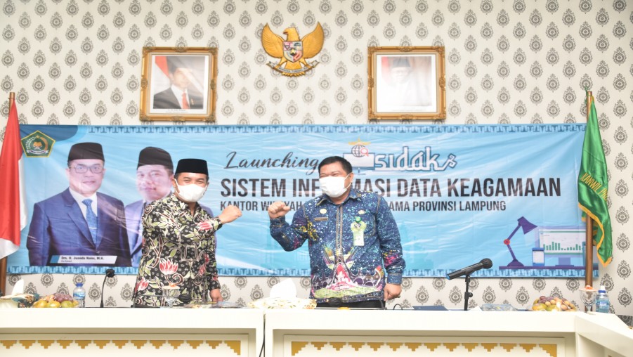 Kanwil Kemenag Lampung Luncurkan SIDAK Secara Virtual