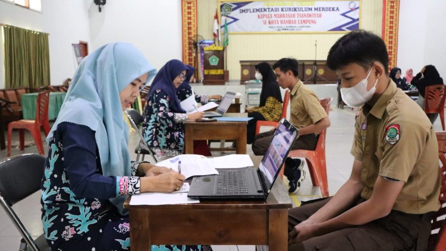 Jaring Siswa Unggulan, MAN 1 Bandar Lampung Gelar Tes Seleksi Calon Peserta Didik Baru Tahun Pelajaran 2023/2024