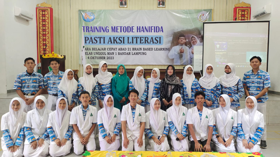 MAN 1 Bandarlampung Gelar Pengukuhan Pengurus UKS Masa Bakti 2023/2024