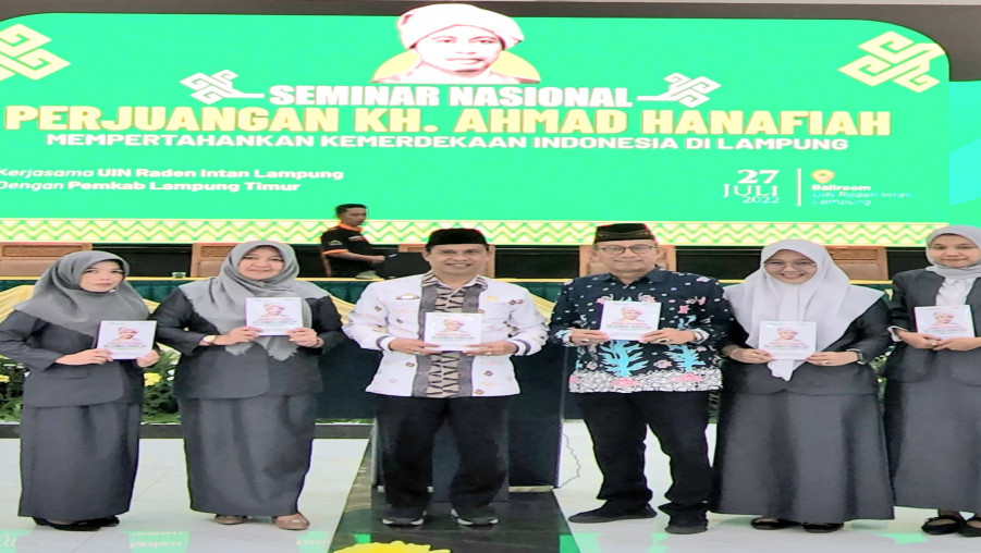 Tenaga Pendidik SKI MAN 1 Bandar Lampung Hadiri Seminar Nasional Perjuangan KH.Ahmad Hanafiah