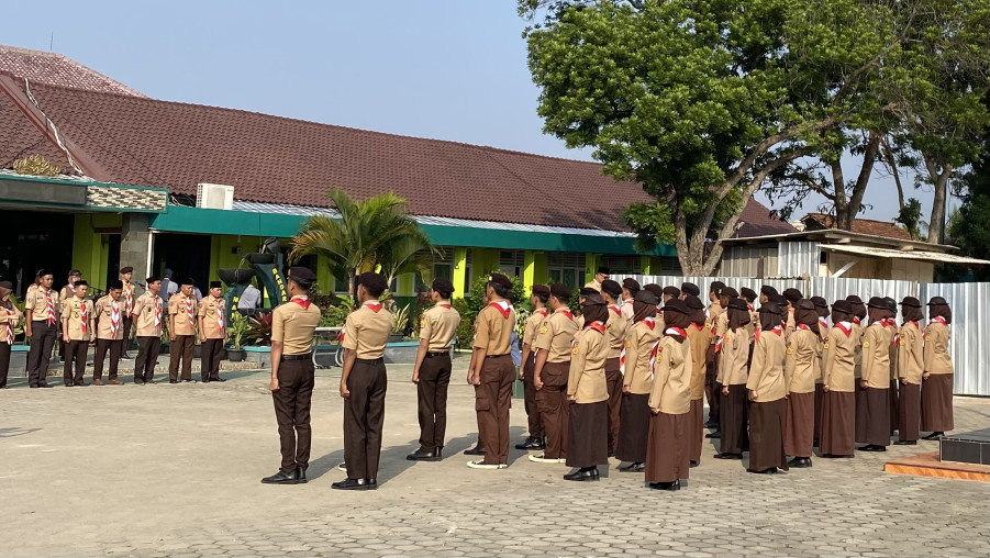 Pelantikan Bantara Pramuka MAN 1 Bandar Lampung