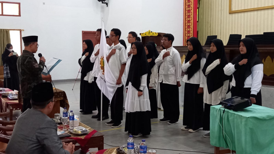 ROHIS MAN 1 Bandar Lampung Selenggarakan Pelantikan Pengurus Masa Bakti 2022-2023
