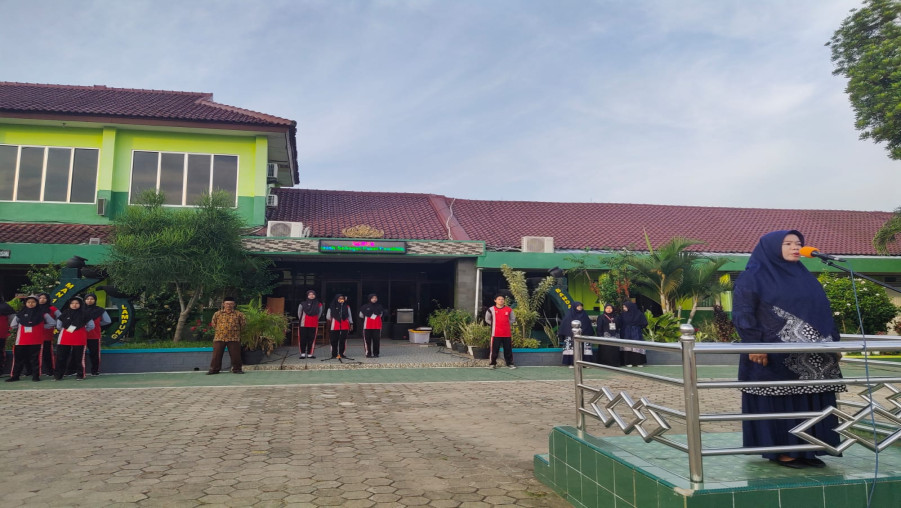 Apel Pagi Hari Ketiga Matsama MAN 1 Bandarlampung, Peserta Diimbau Patuhi Tata Tertib