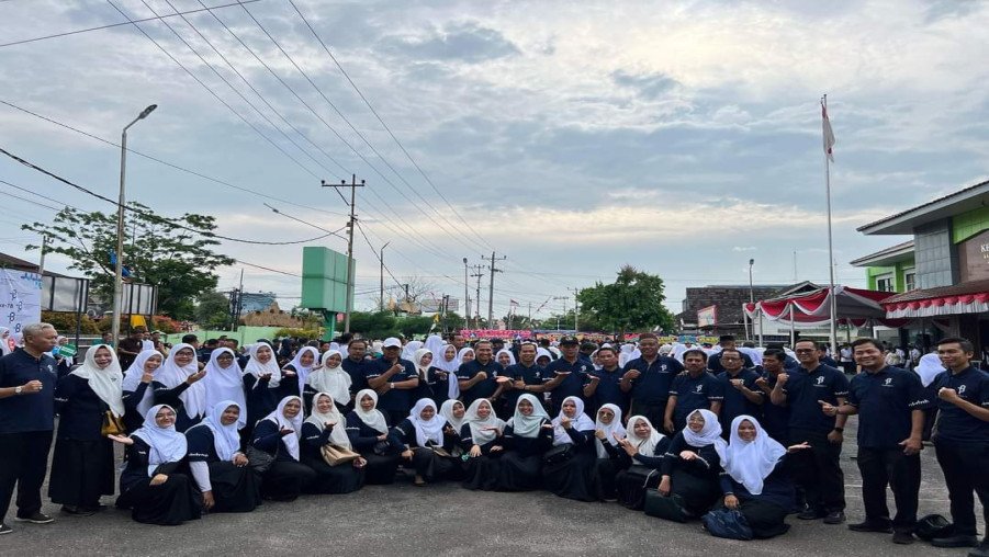 ASN MAN 1 Bandarlampung Hadiri Apel Bersama HAB Kemenag ke-78
