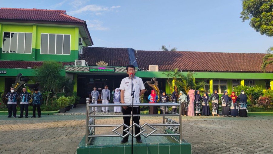 Apel Pagi,Pembina Apel Imbau Tetap Jaga Prokes