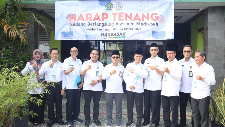 Kepala Kakemenag Provinsi Lampung Lakukan Monitoring AM di MAN 1 Bandarlampung