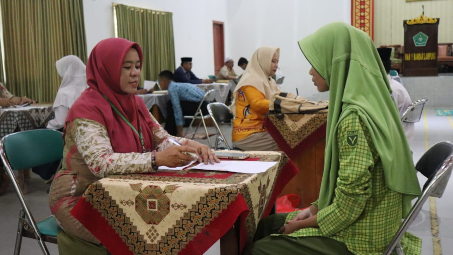 MAN 1 Bandarlampung Laksanakan Tes PPDB Jalur Reguler