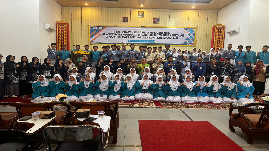 Integrasi Pendidikan Antikorupsi MAN 1 Bandar Lampung Bersama Komite OSIS Nasional