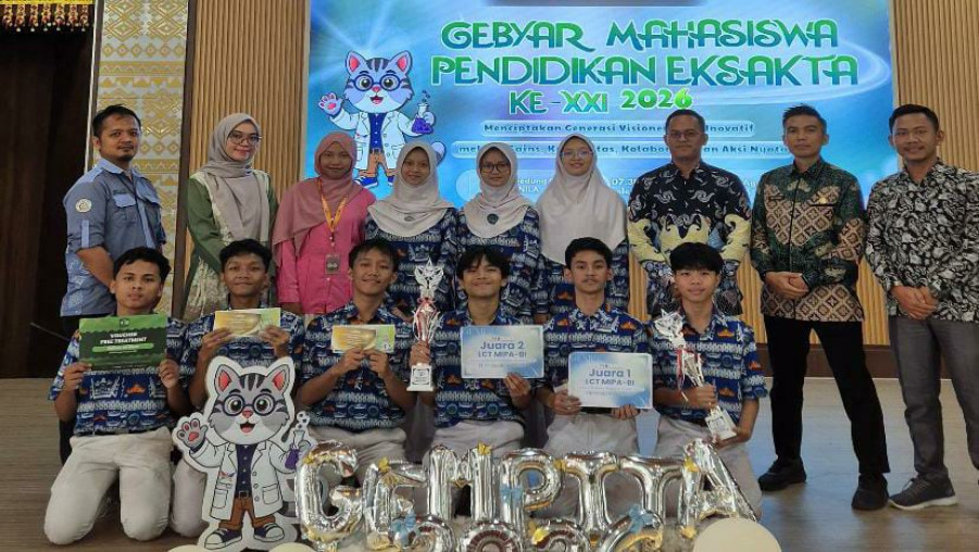 Tim LCT MAN 1 Bandar Lampung Raih Juara I dan Juara II pada GEMPITA XXI PMIPA Unila 2026