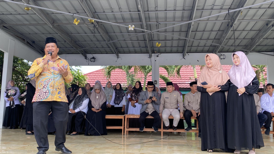 Apel Pagi Dalam Rangka Pelepasan Masa Purnabakti Guru MAN 1 Bandarlampung