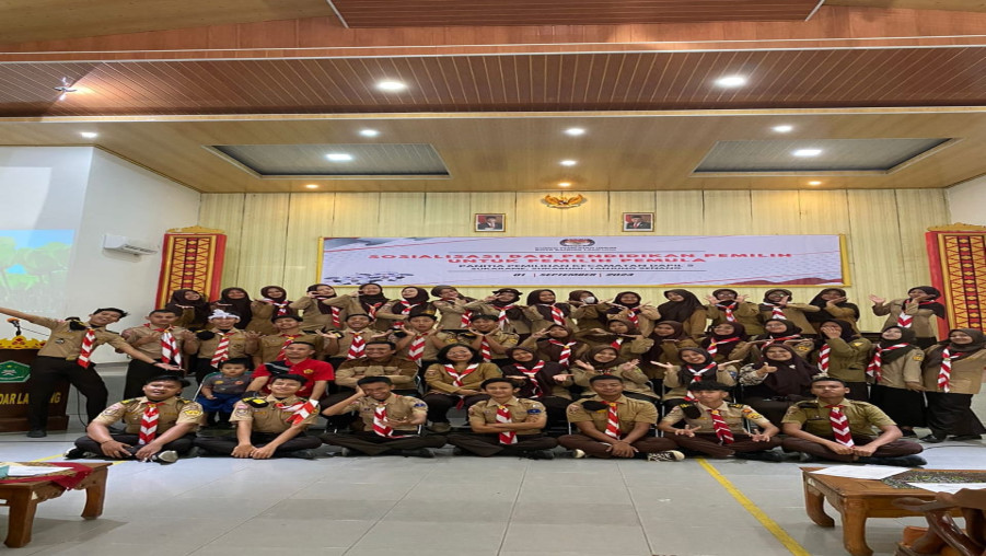 Anggota Gerakan Pramuka MAN 1 Bandarlampung Ikuti Sosialisasi Krida Kesehatan