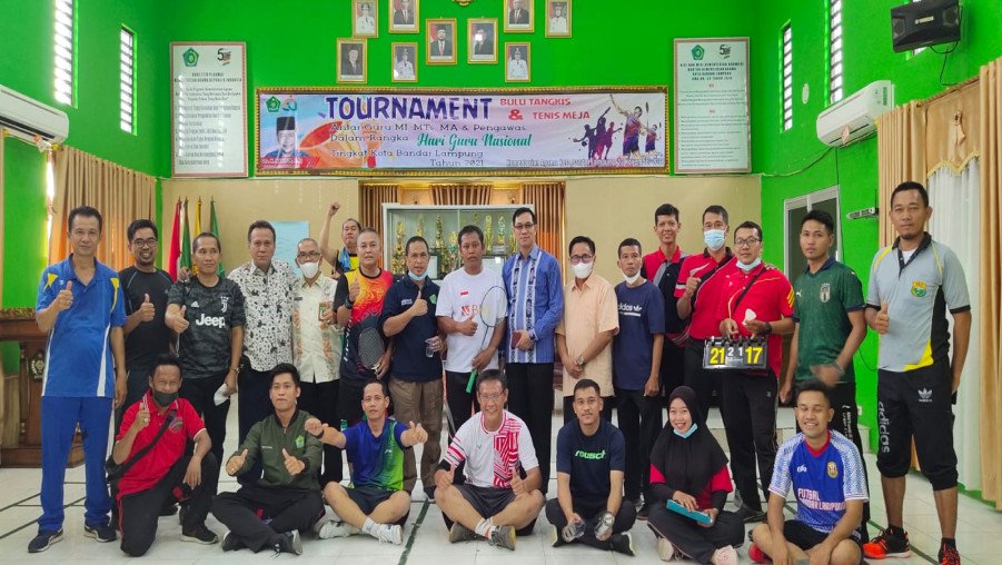 MAN 1 Bandar Lampung Juara 1 Bulu Tangkis Kemenag Kota Bandar Lampung