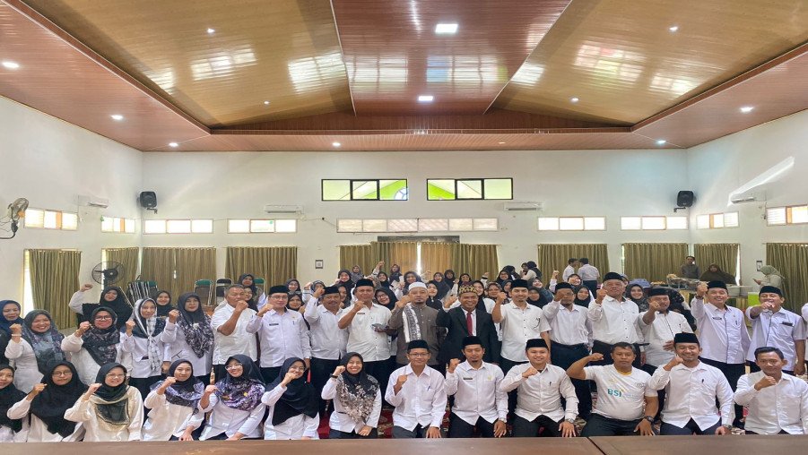 Implementasi Rasa Syukur, MAN 1 Bandarlampung Gelar Pengajian