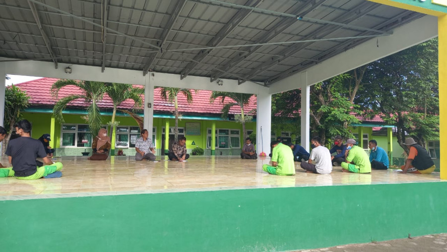 Pembinaan Satpam dan OB Jelang PPDB 2022