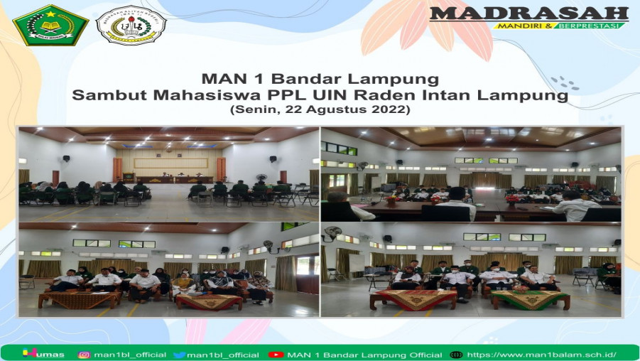 MAN 1 Bandar Lampung Sambut Mahasiswa PPL UIN Raden Intan Lampung