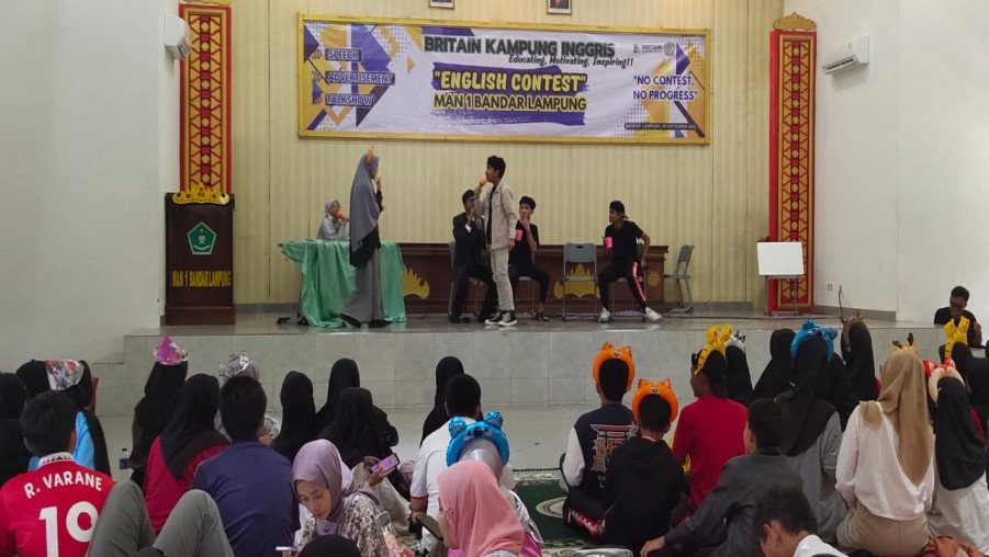 Serunya English Contest Kelas X Unggul MAN 1 Bandarlampung