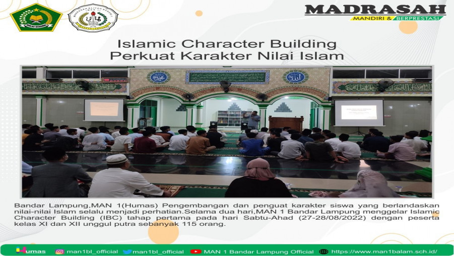 Islamic Character Building Perkuat Karakter Nilai Islam