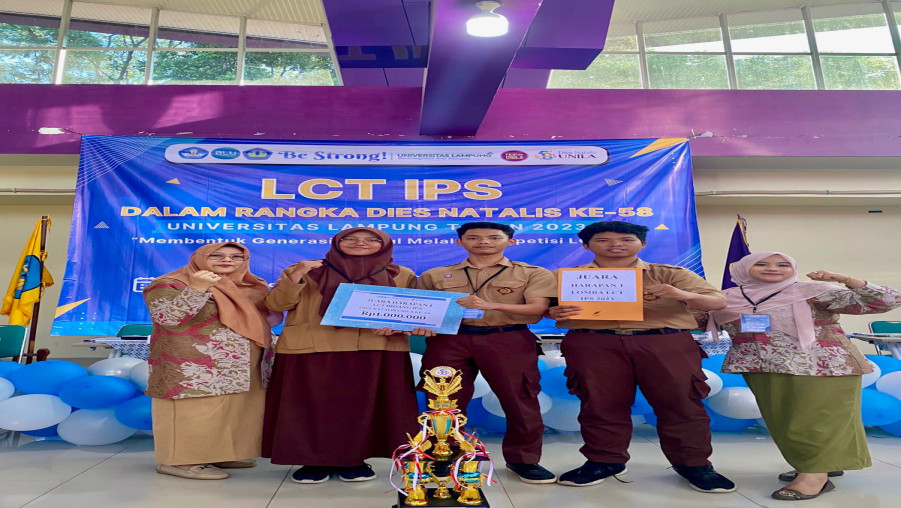 LCT Bidang IPS, MAN 1 Bandarlampung Raih Juara Harapan 1