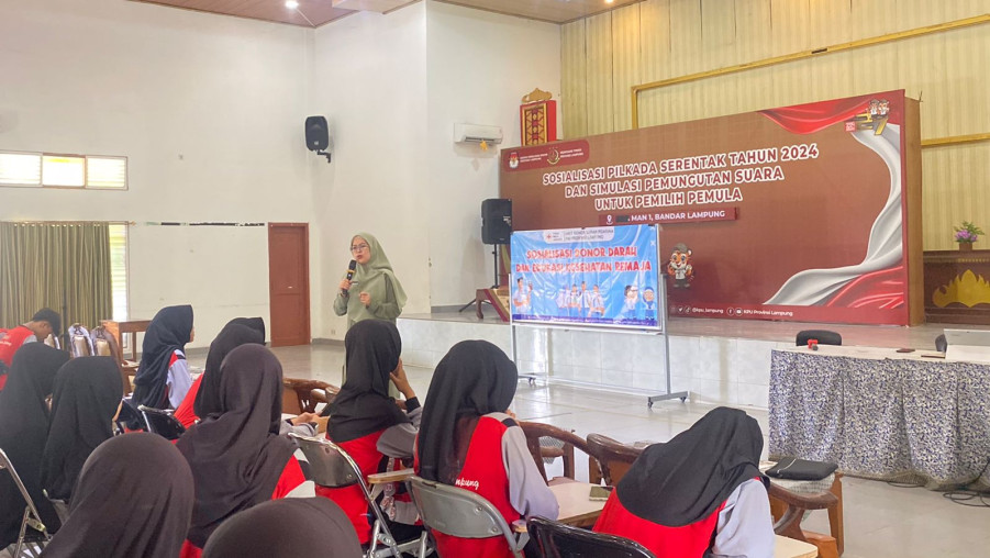 MAN 1 Bandar Lampung Gelar Sosialisasi Donor Darah