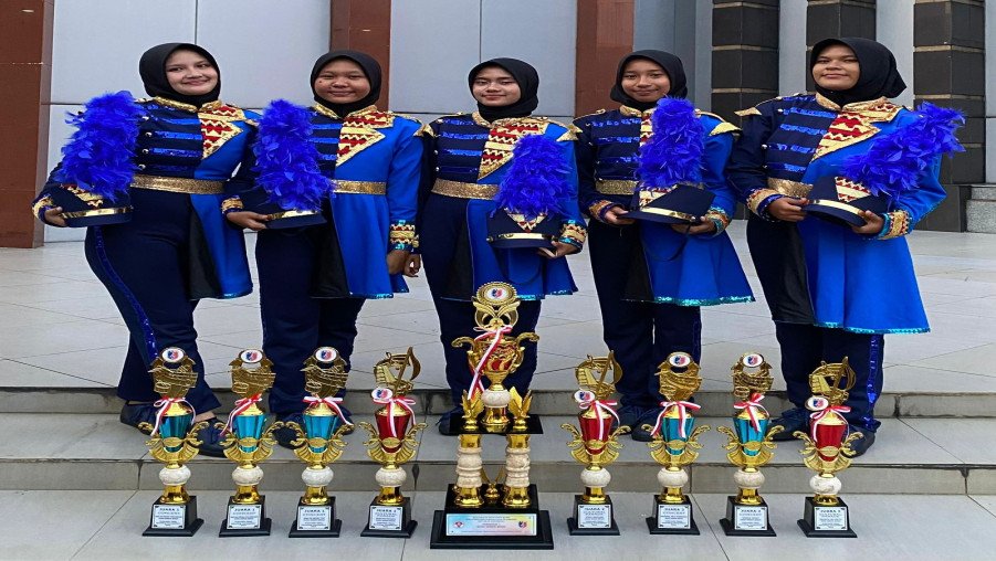 Empat Personil Marching Band MAN 1 Bandarlampung Ikut Berpartisipasi dalam Kemenpora Cup
