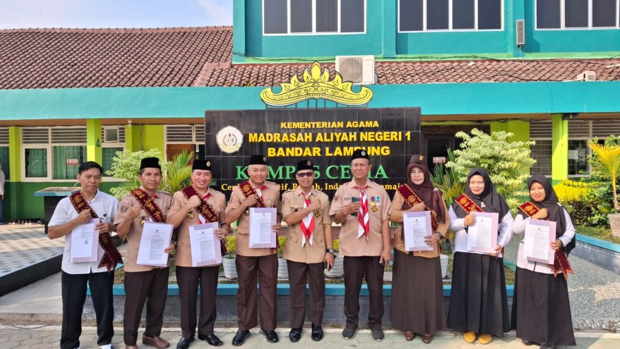 Bangun Zona Integritas : MAN 1 Bandarlampung Kukuhkan Agen Perubahan
