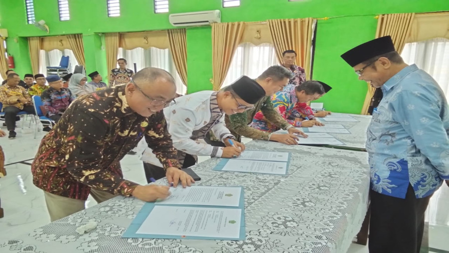 MAN 1 Bandar Lampung Ikuti Rakor Kemenag dan Penandatanganan Perkin Tahun Anggaran 2026