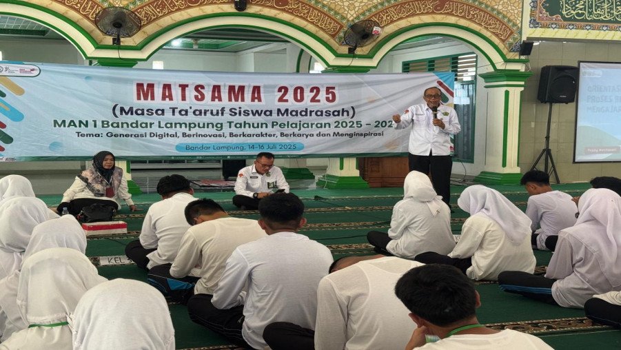 Siswa Baru MAN 1 Bandar Lampung Terima Pembekalan dan Motivasi di Hari Kedua Matsama