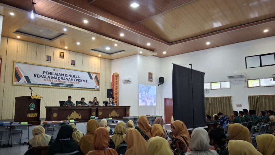 MAN 1 Bandar Lampung Selenggarakan Penilaian Kinerja Kepala Madrasah Tahun 2025