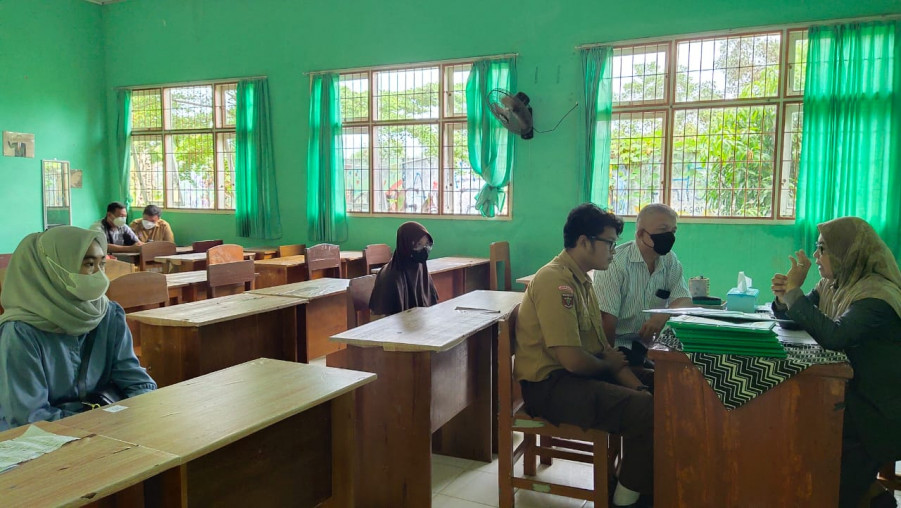 MAN 1 Bandar Lampung Gelar Apel Pagi sebelum Pembagian Rapor Semester Genap