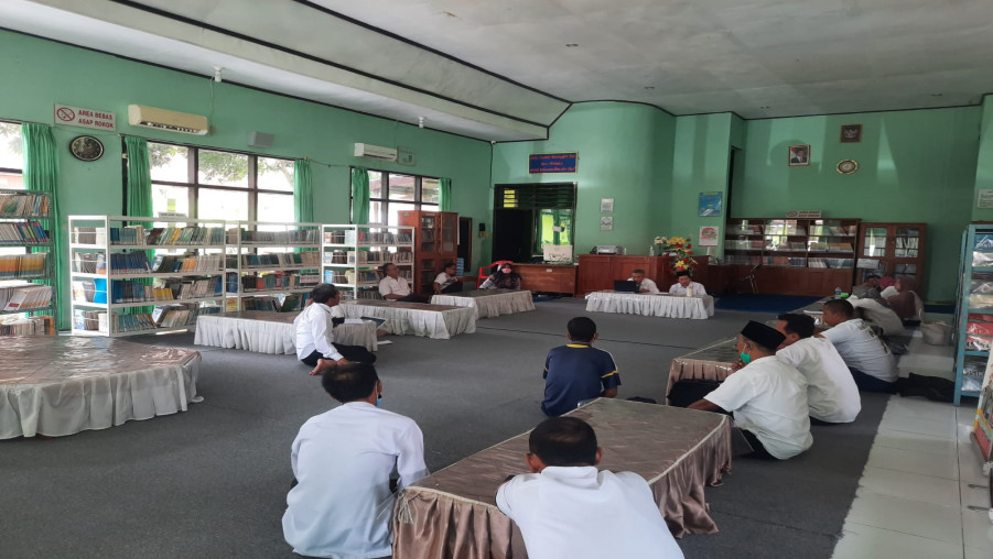 MAN 1 Bandar Lampung Adakan Rapat Persiapan Ujian Madrasah 2022