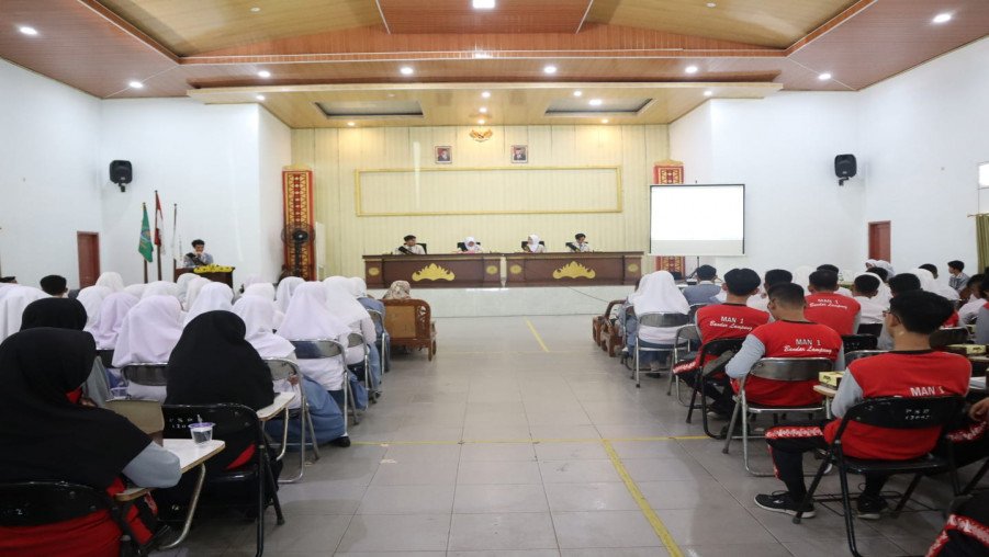 Sidang Laporan Pertanggungjawaban OSIS MAN 1 Bandar Lampung Masa Bakti 2021/2022