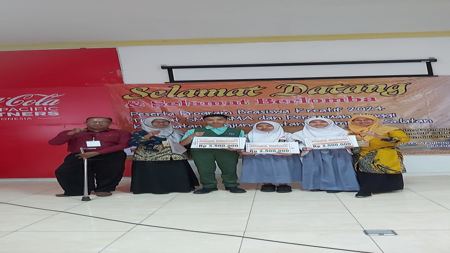 Rafif Al-Falah, Siswa MAN 1 Bandarlampung Raih Juara 1 Lomba Karya Tulis Ilmiah Coca Cola