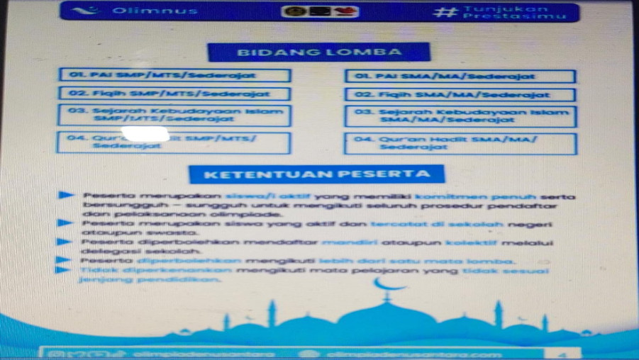 Siswa-siswi MAN 1 Bandar Lampung Raih Juara di Ajang Olimnus  Islamic 3 rd Unsoed