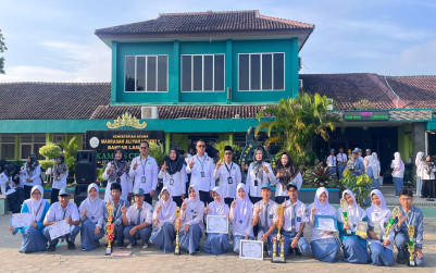 MAN 1 Bandar Lampung Menggelar Upacara Rutin di Hari Senin