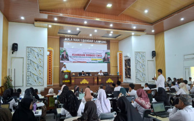 Optimalkan Kurikulum Berbasis Cinta, KKM MA Provinsi Lampung Gelar Bedah CP Pembelajaran Mendalam di MAN 1 Bandar Lampung