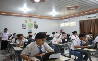 Siswa Kelas XII MAN 1 Bandar Lampung Laksanakan Asesmen Sumatif Akhir Tahun (ASAT)