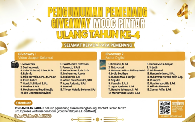 Inovatif dan Kreatif, Guru MAN 1 Bandar Lampung Raih Juara Giveaway MOOC PINTAR Ke-4 Kemenag
