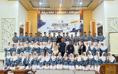 Tingkatkan Keterampilan Media, Jurnalistik MAN 1 Bandar Lampung Gelar Pelatihan Bersama IJTI Lampung   