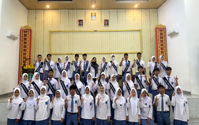 Jurnalis MAN 1 Bandar Lampung Gelar Reorganisasi Kepengurusan