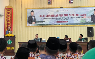 Kepala MAN 1 Bandar Lampung Hadiri Silaturahmi ASN Bersama Kakanwil Lampung