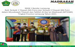 MAN 1Bandar Lampung Raih Tiga Kejuaraan MT2QM Tingkat Provinsi